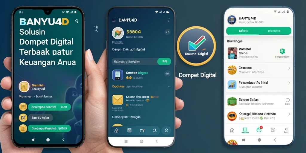 Antarmuka BANYU4D menampilkan berbagai fitur Dompet Digital yang lengkap dan mudah digunakan.