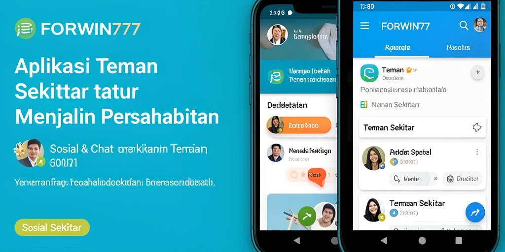 Tampilan antarmuka FORWIN77 dengan fungsi Teman Sekitar yang intuitif.