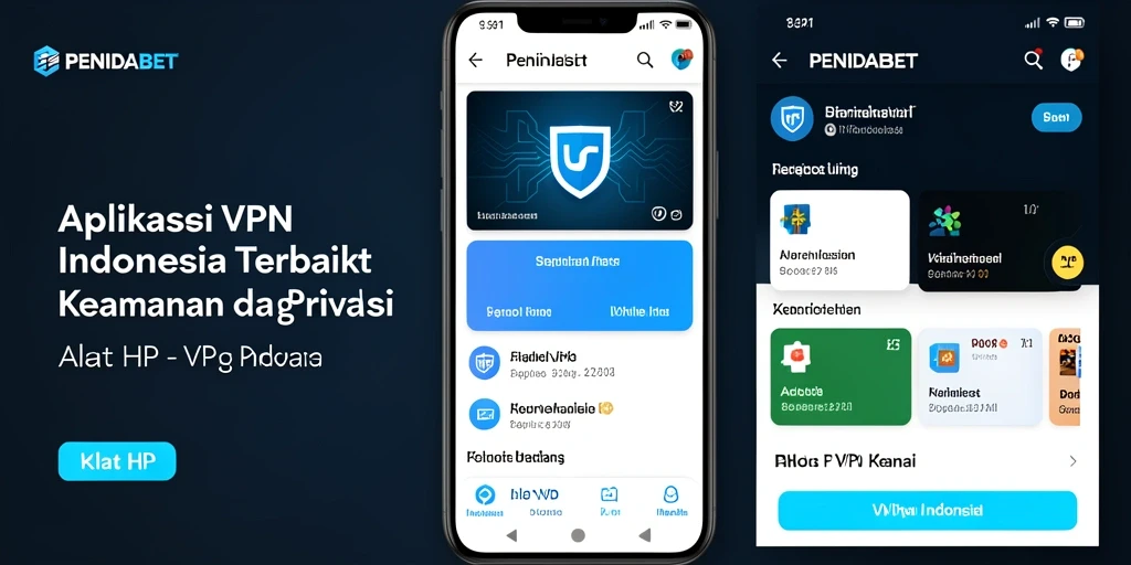 Tampilan antarmuka PENIDABET yang mudah digunakan untuk keamanan online.