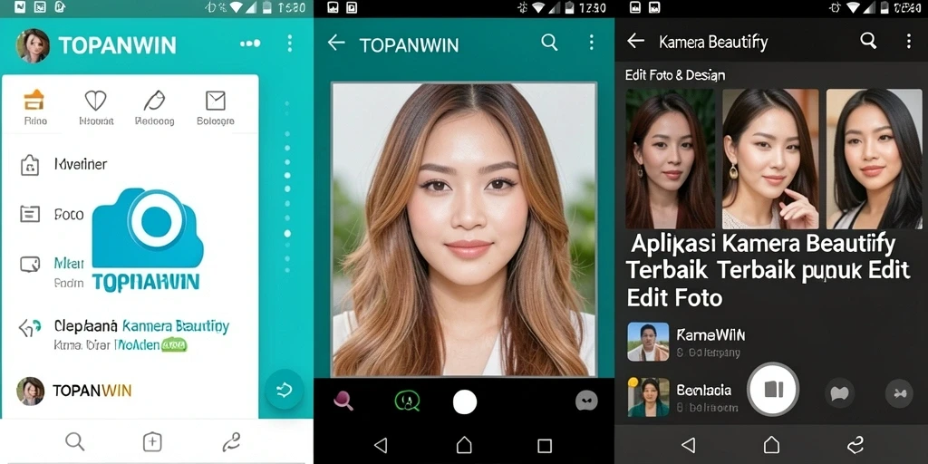 Tampilan antarmuka TOPANWIN yang intuitif dan menarik.